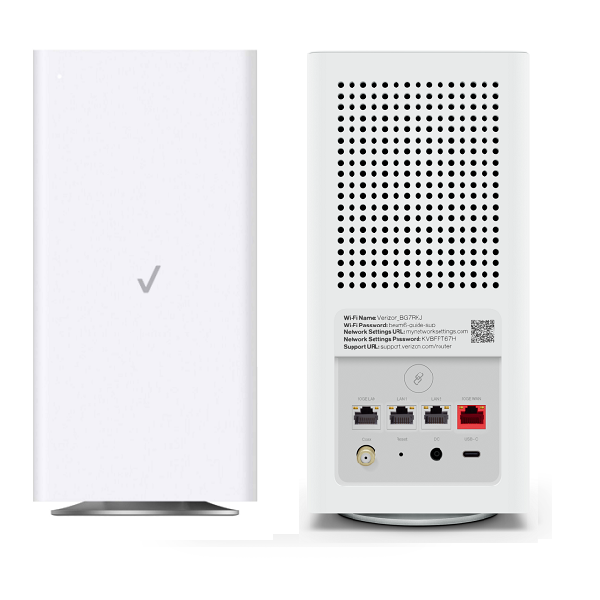Verizon Router - CR1000B front and rear view