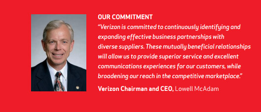 Lowell McAdam on Verizon's commitment to diverse suppliers