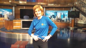 Diana Pierce with FitBit in KARE studio