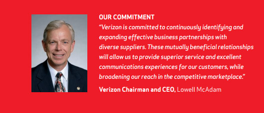 Lowell McAdam on Verizon's commitment to diverse suppliers Lowell McAdam on Verizon's commitment to diverse suppliers