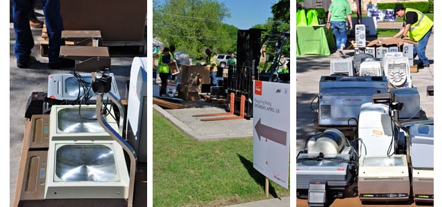 Verizon recycling electronic waste recycling rally in Grapevine, Texas (Credit -- Brandi Reynolds: Trailblazer Photography)