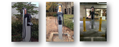 Electric vehicle charging stations