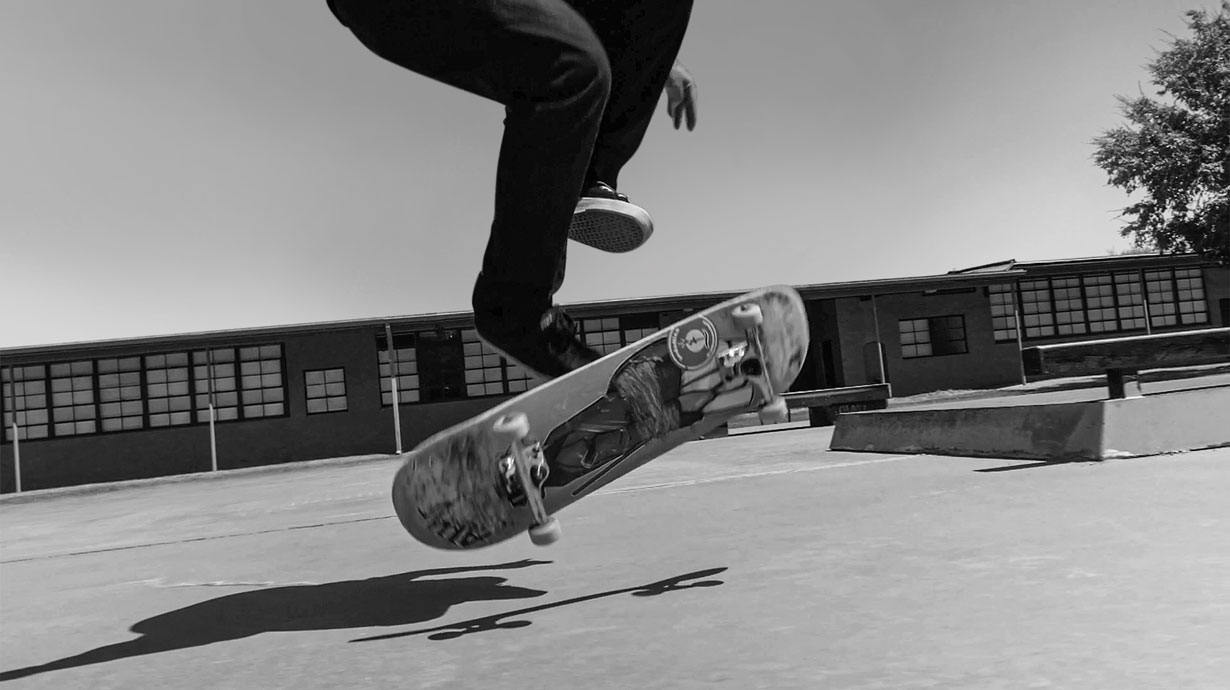 Apache kickflips skateboarding into a fine art | About Verizon