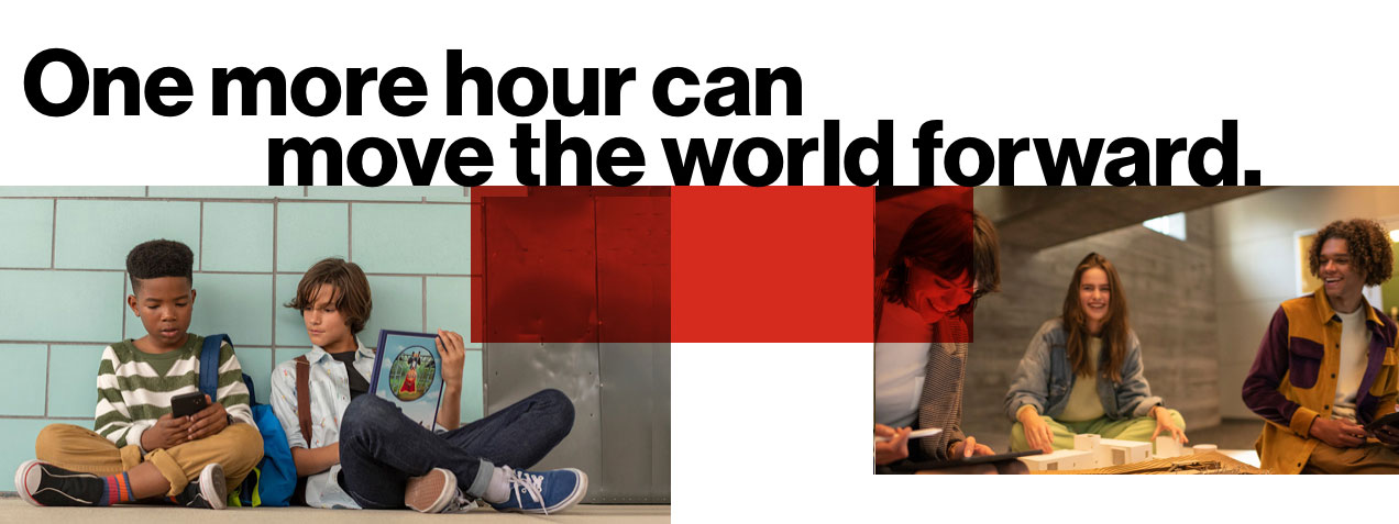 One more hour can move the world forward.