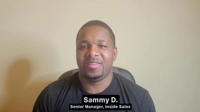 Sammy D., a BOLD leader on the V Team.