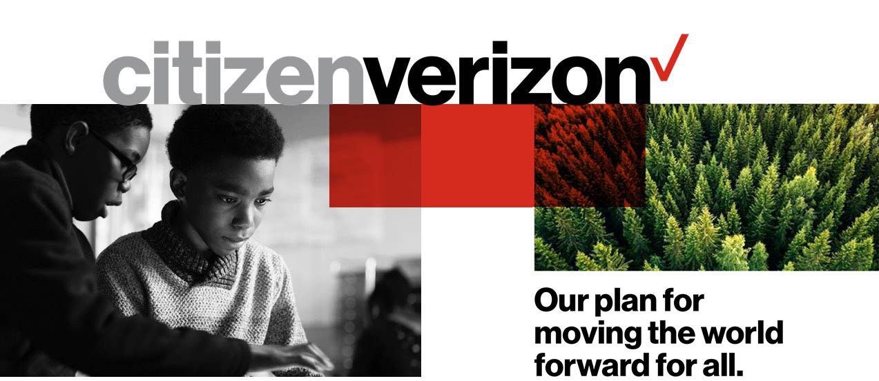 Citizen Verizon. Our plan for moving the world forward for all.