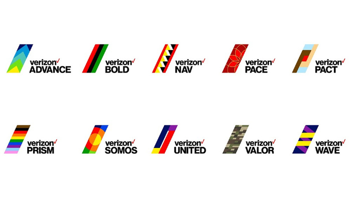 Verizon Employee Resource Group logos