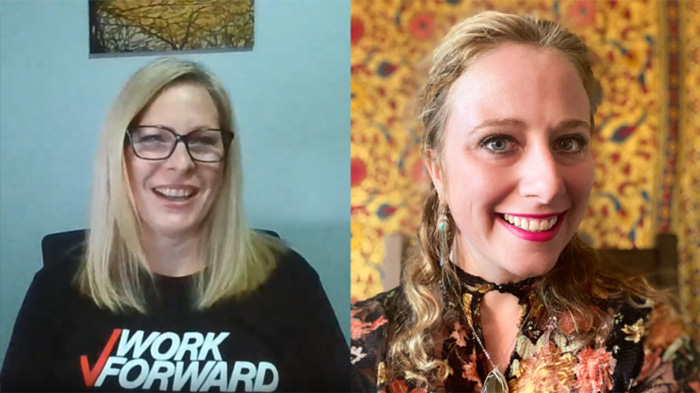 V Teamers Cori Schlimmer and Joan Lerner share their stories for Disability Pride Month.