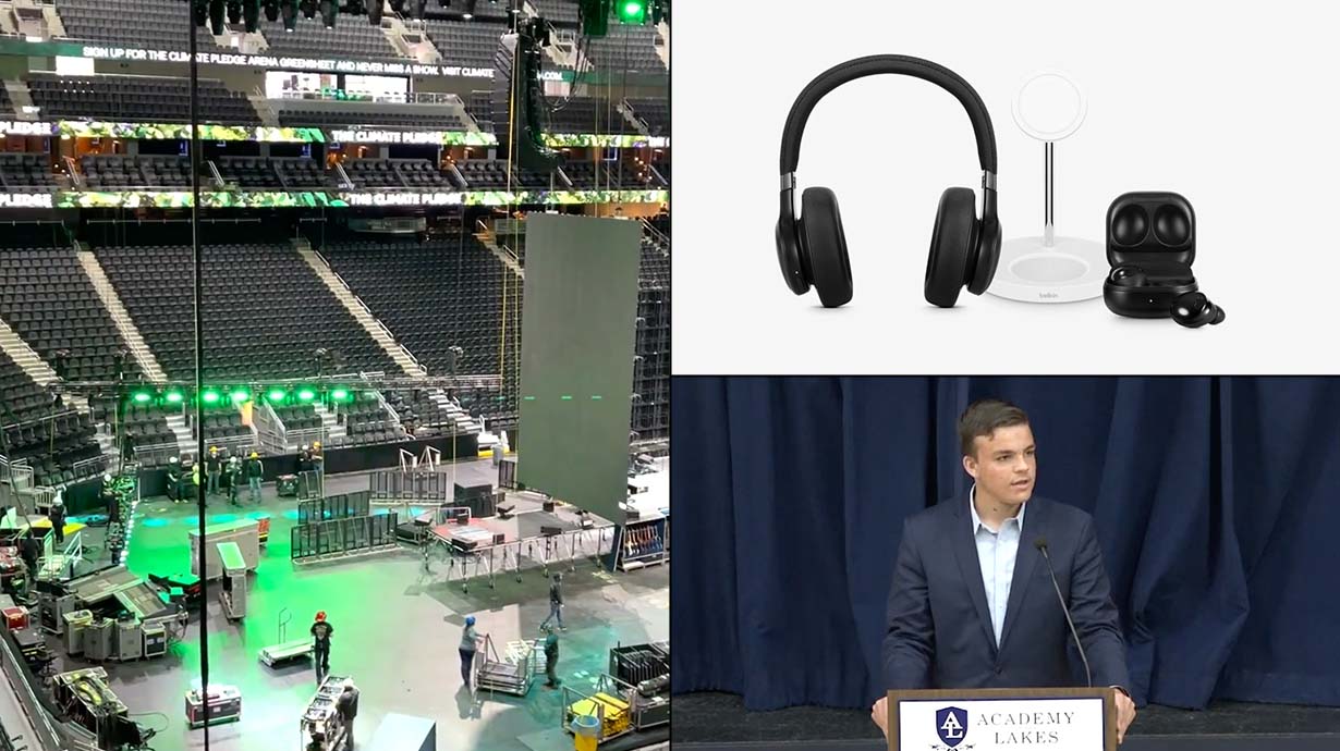 An arena-sized amount of good news.