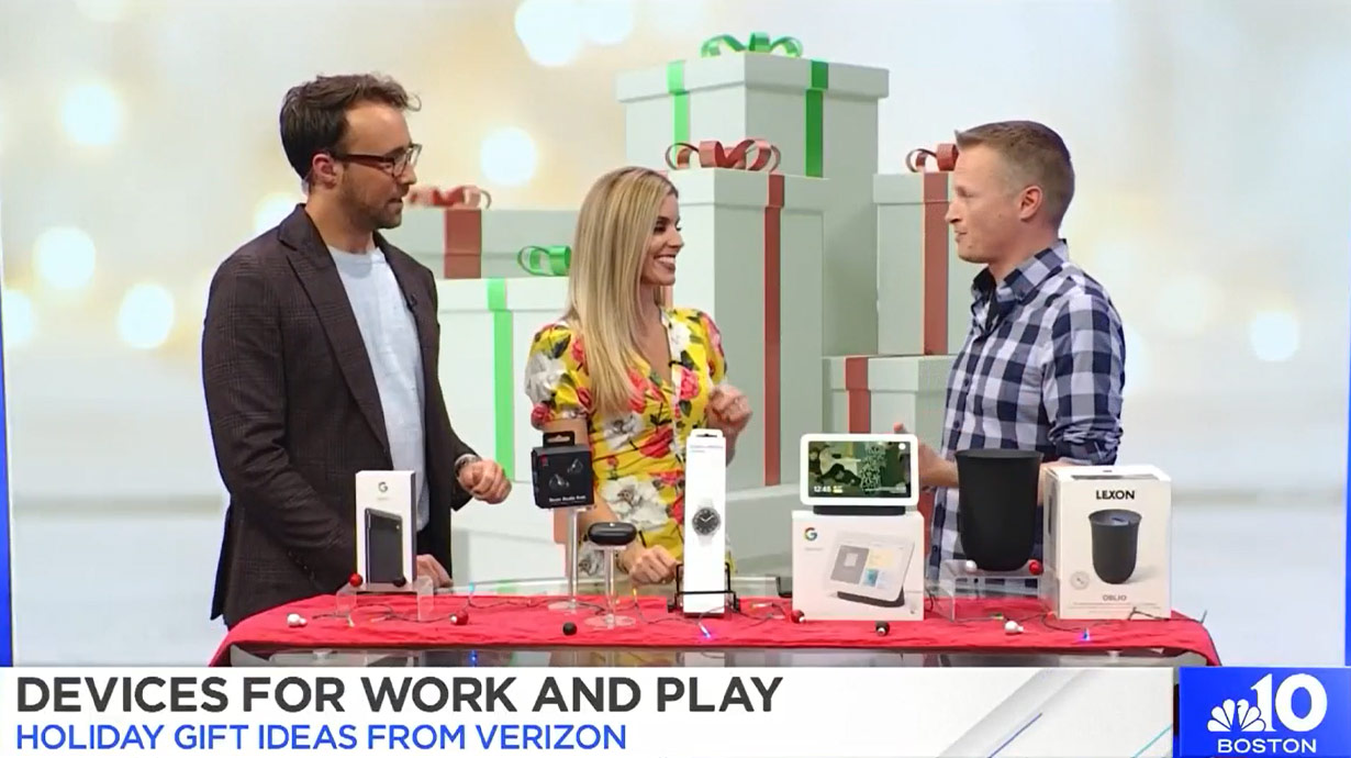 Verizon visits local news shows to share the season’s best holiday gift ideas.