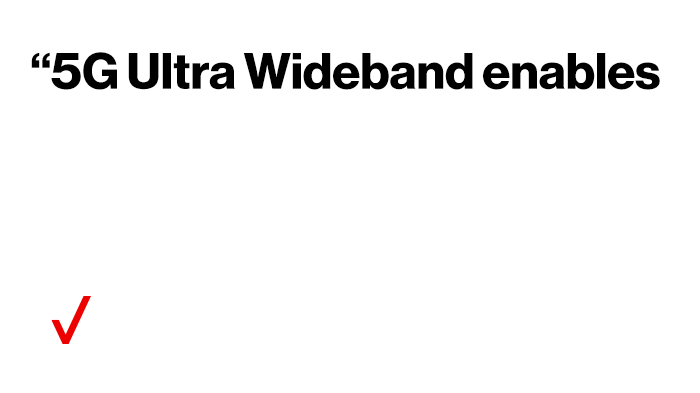 ‘5G Ultra Wideband Enables Endless Possibilities For A Second-Screen Experience While Attending Live Games.’ | 5G-and-sports