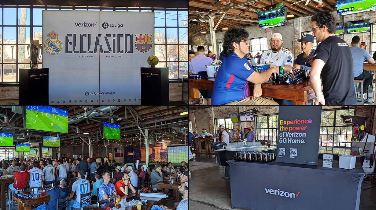 Verizon Hosts 5G Watch Parties of El Classico for LaLiga Fans