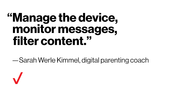 ‘Manage The Device, Monitor Messages, Filter Content.’ By Sarah Werle Kimmel, Digital Parenting Coach | Parental Control