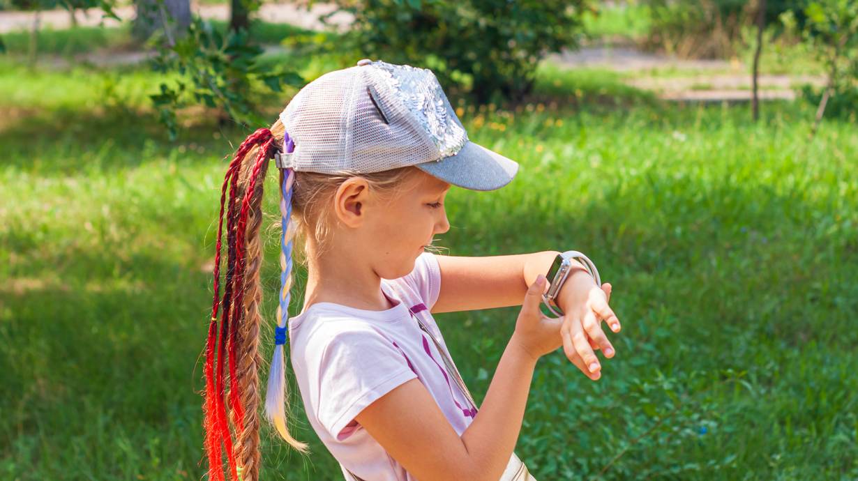 Young Child With First Smartwatch | Kids Smartwatch
