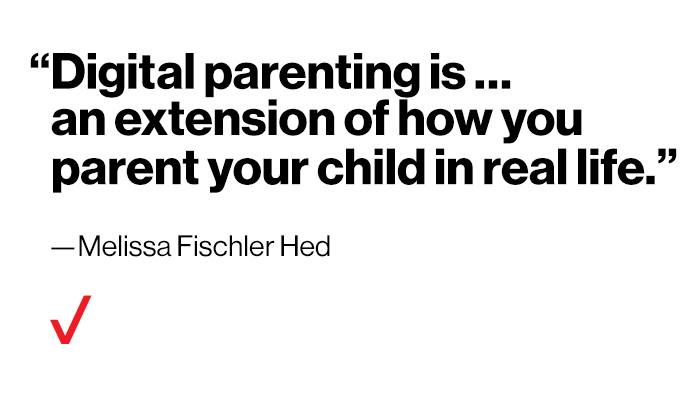 ‘Digital Parenting Is … An Extension Of How You Parent Your Child In Real Life.’ By Melissa Fischler Hed