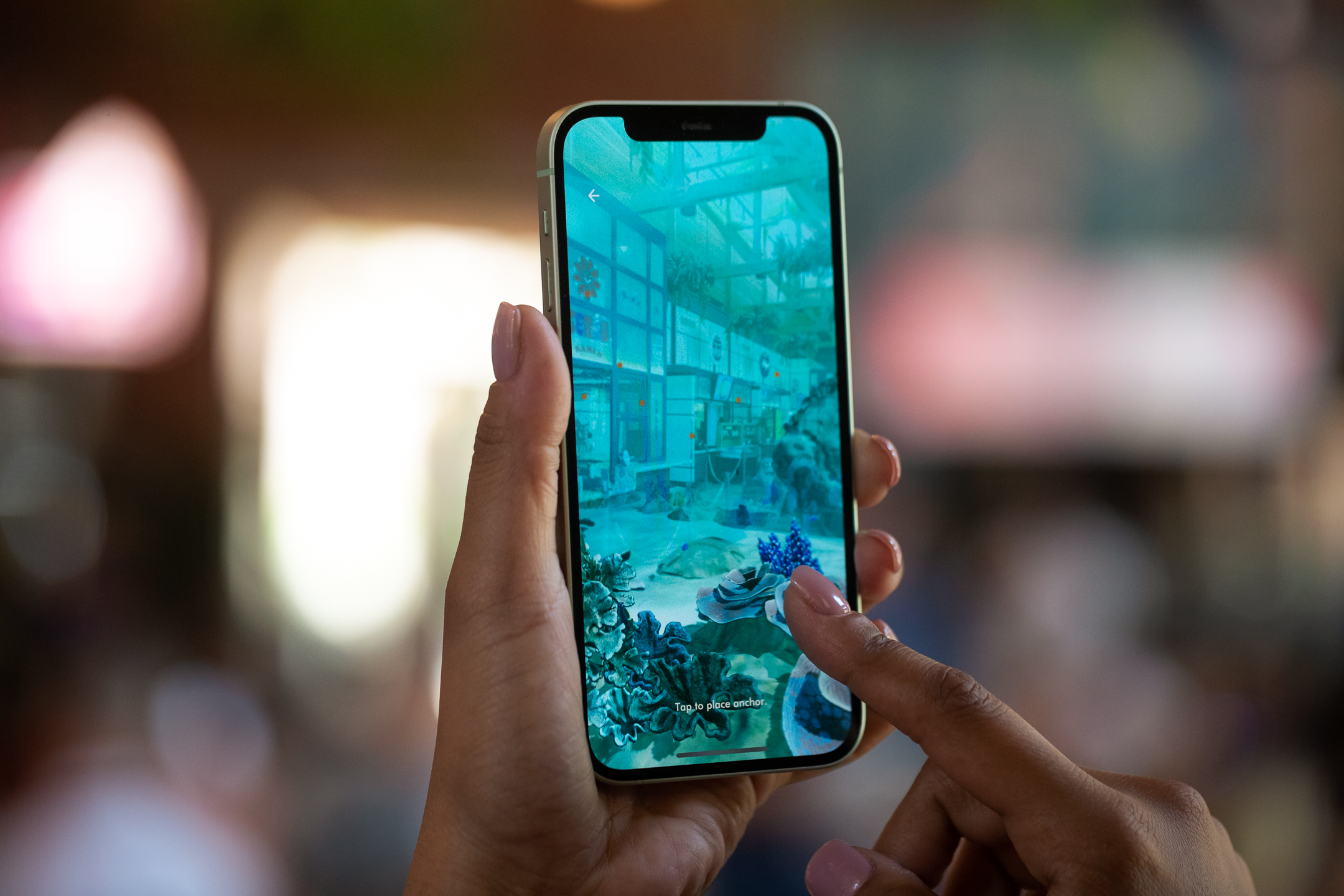 4. Aurelia is an augmented reality app that teaches students about biology, chemistry and the environment by transforming their physical environment into an underwater education center.