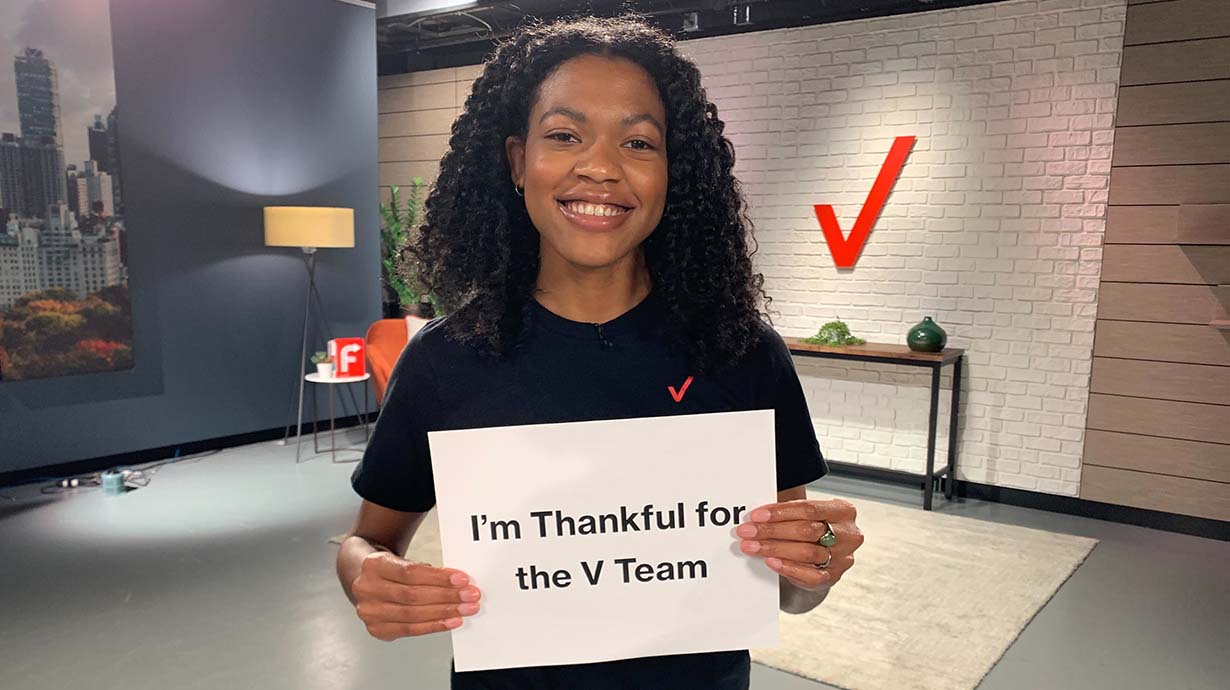 A message of gratitude for our V Team