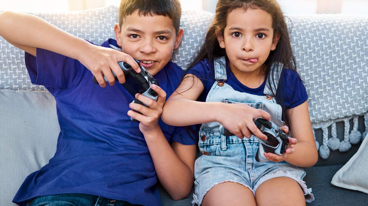 Brother And Sister Engaged In Gaming | Healthy Gamer