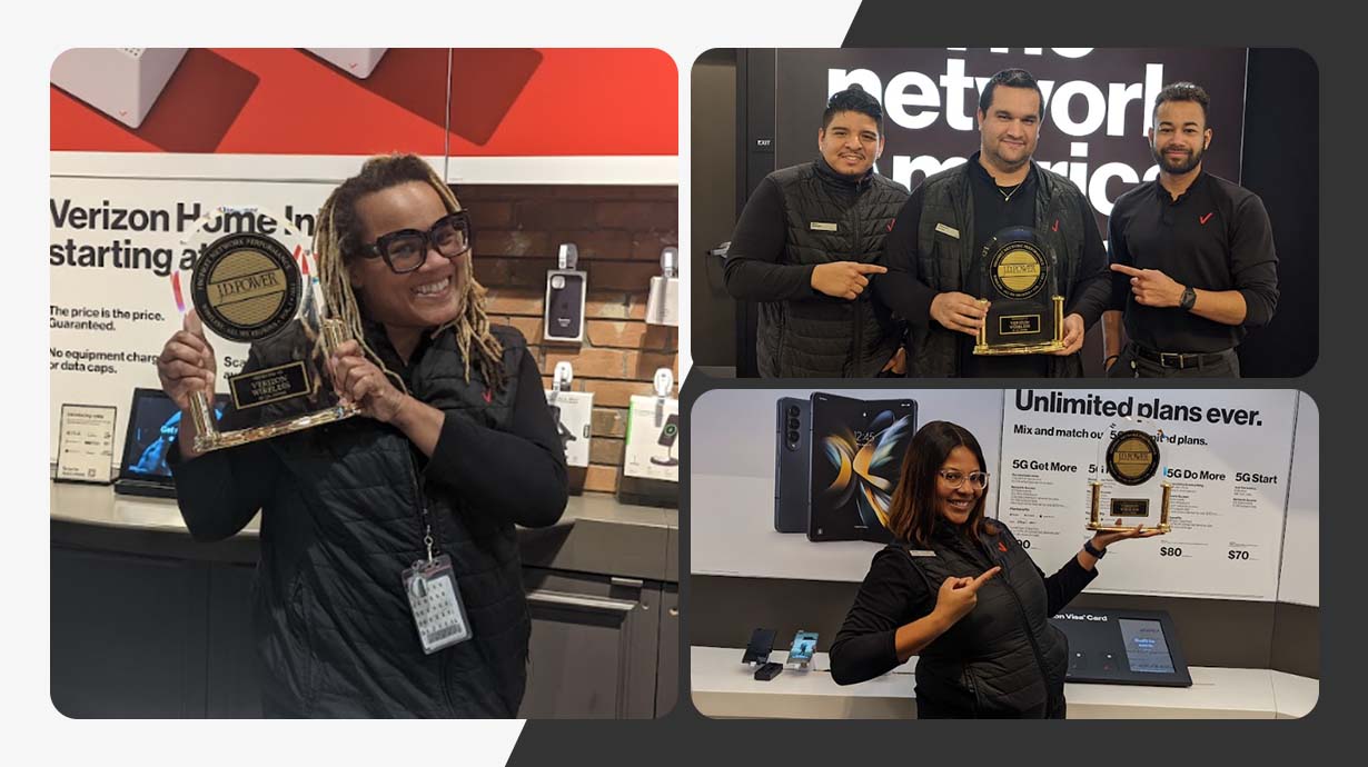 JD Power named Verizon the most awarded for Network Quality for the 30th time in a row