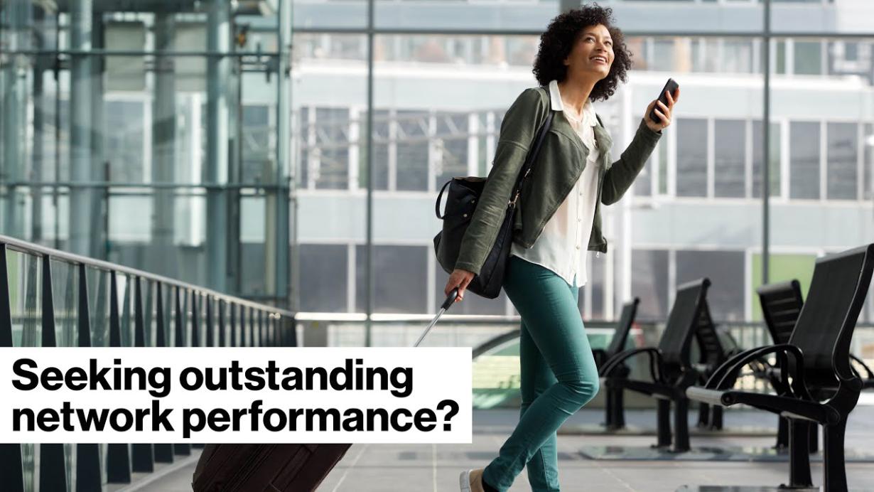Undefeated overall network performance in 95% of metros tested | Verizon