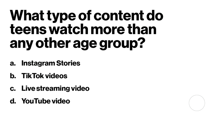 What Type Of Content Do Teens Watch More Than Any Other Age Group? | Video Content