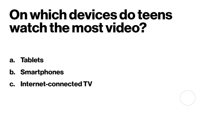 On Which Devices Do Teens Watch The Most Video? | Video Content