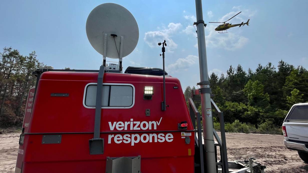 Verizon Frontline supports North Carolina wildfire response News