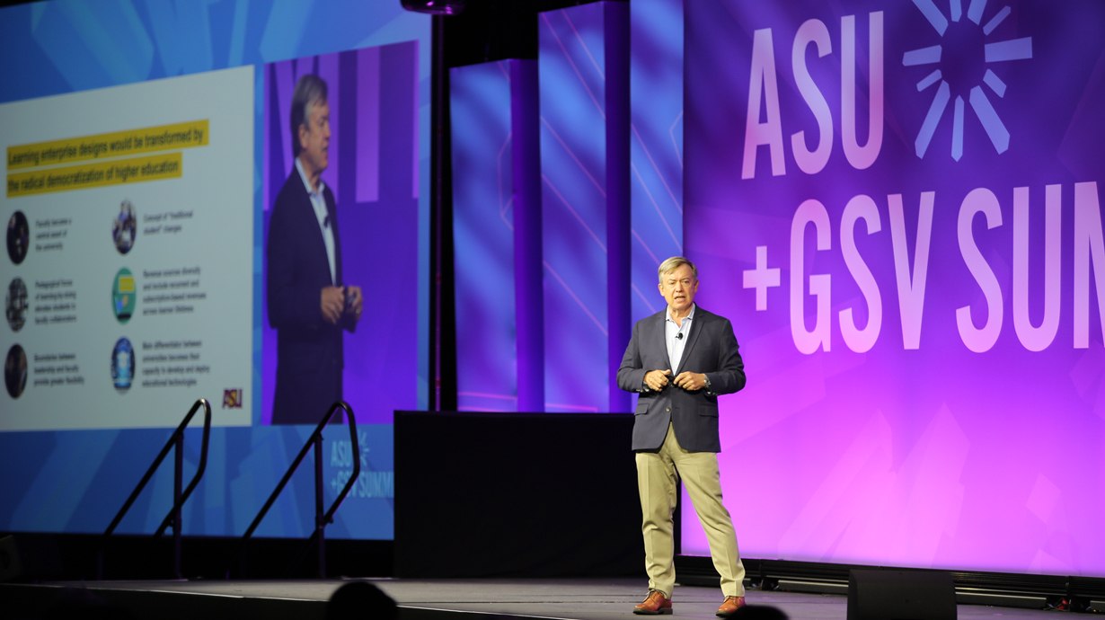 ASU President Michael M. Crow Keynote At 2021 ASU + GSV Summit | Higher Education