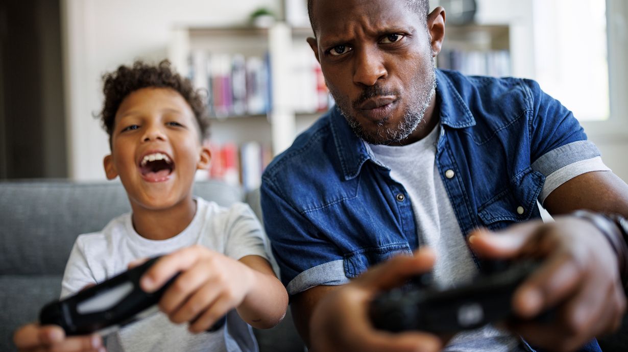Father And Child Gaming | Healthy Gamer