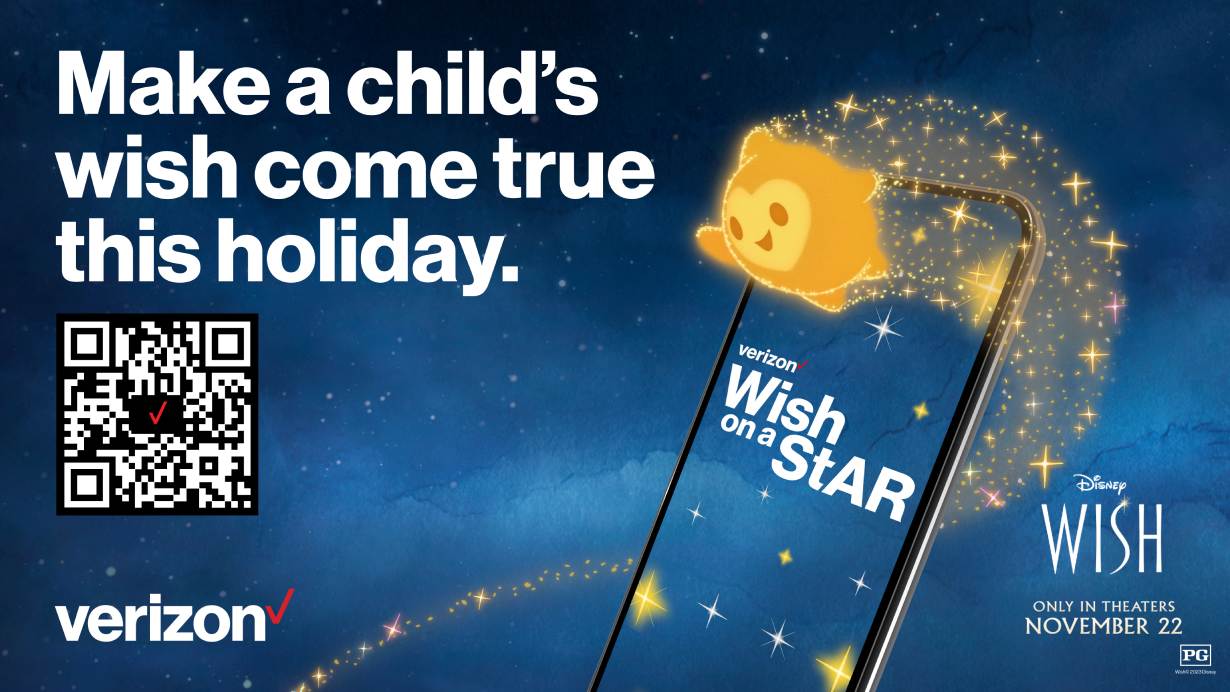 To celebrate Disney's new movie “Wish,” Verizon debuts interactive AR  experience with Toys for Tots, News Release