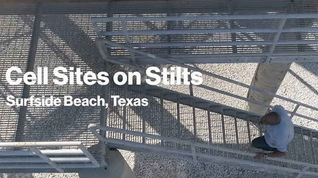 Cell Sites on Stilts | Best for a good reason.