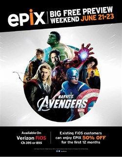 Epix Big Free Preview
