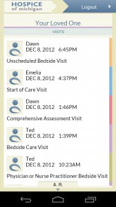 HOM Cares screenshot (visit)