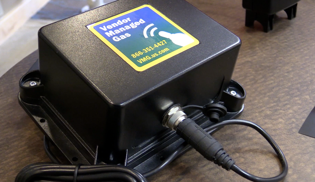 Vendor Managed Gas receiver and data collector