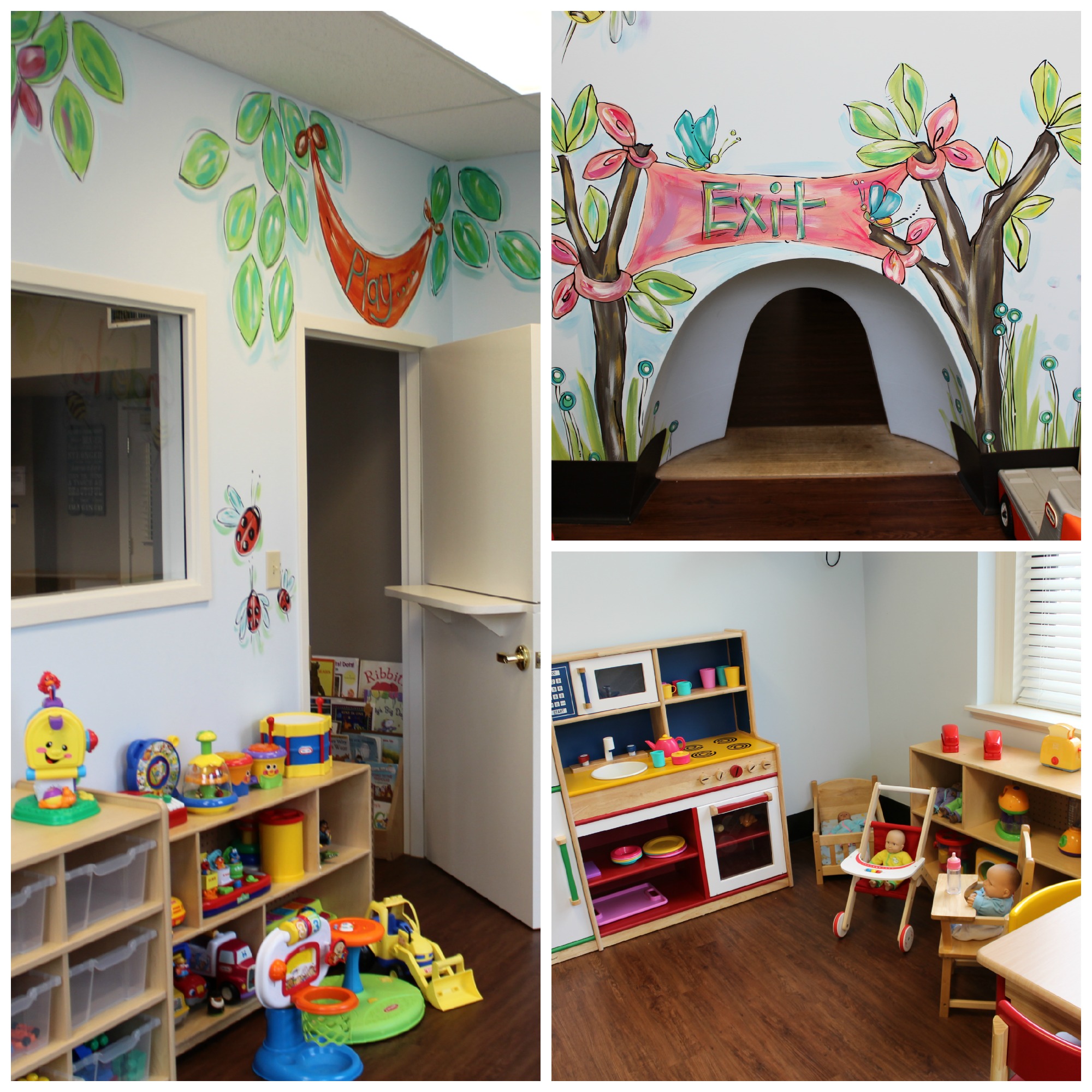 Photos of the shelter after its transformation.
