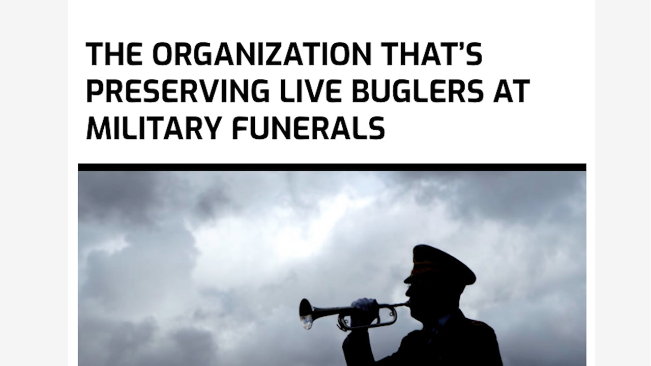 My Cause: Giving military vets one last salute.