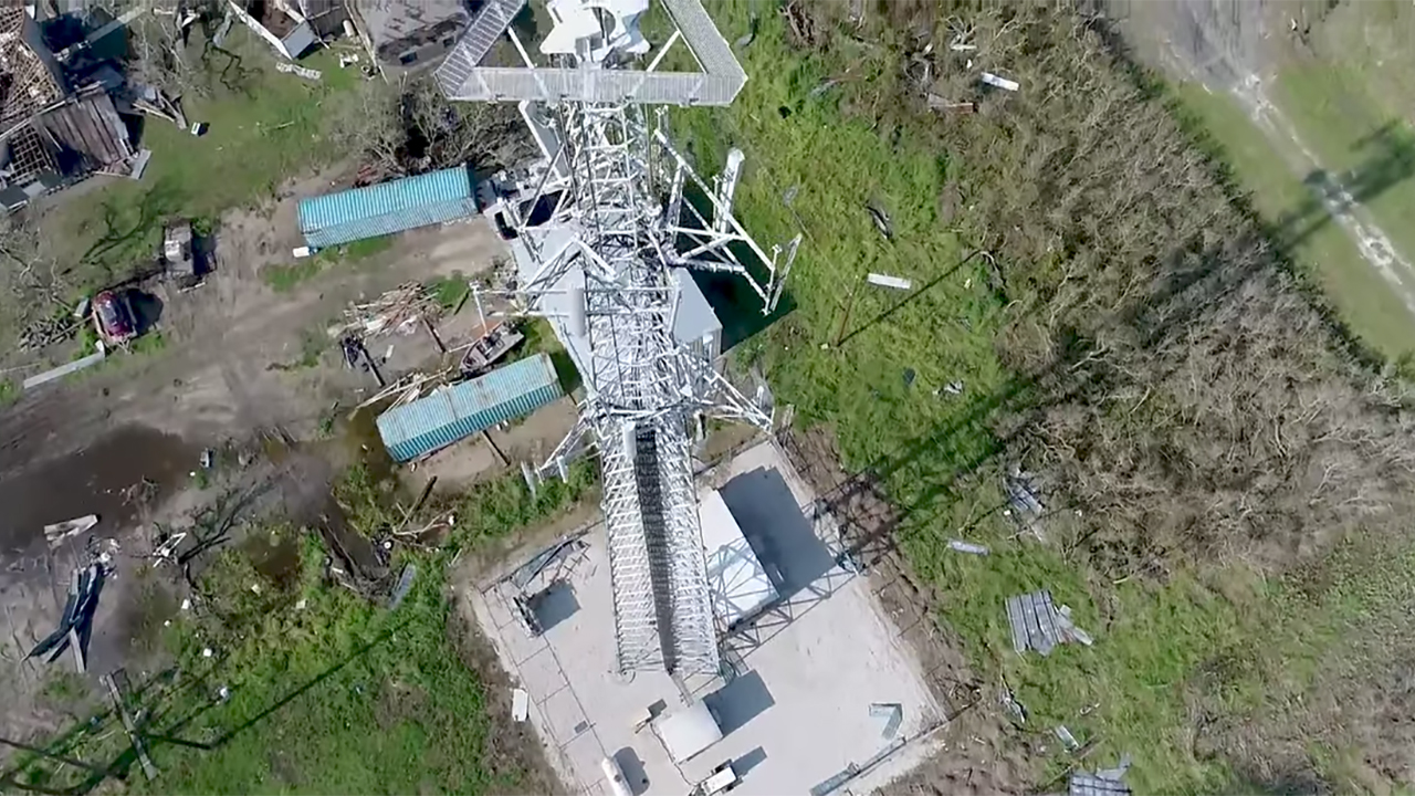 Verizon inspects cell towers with drones in the aftermath of Hurricane Harvey