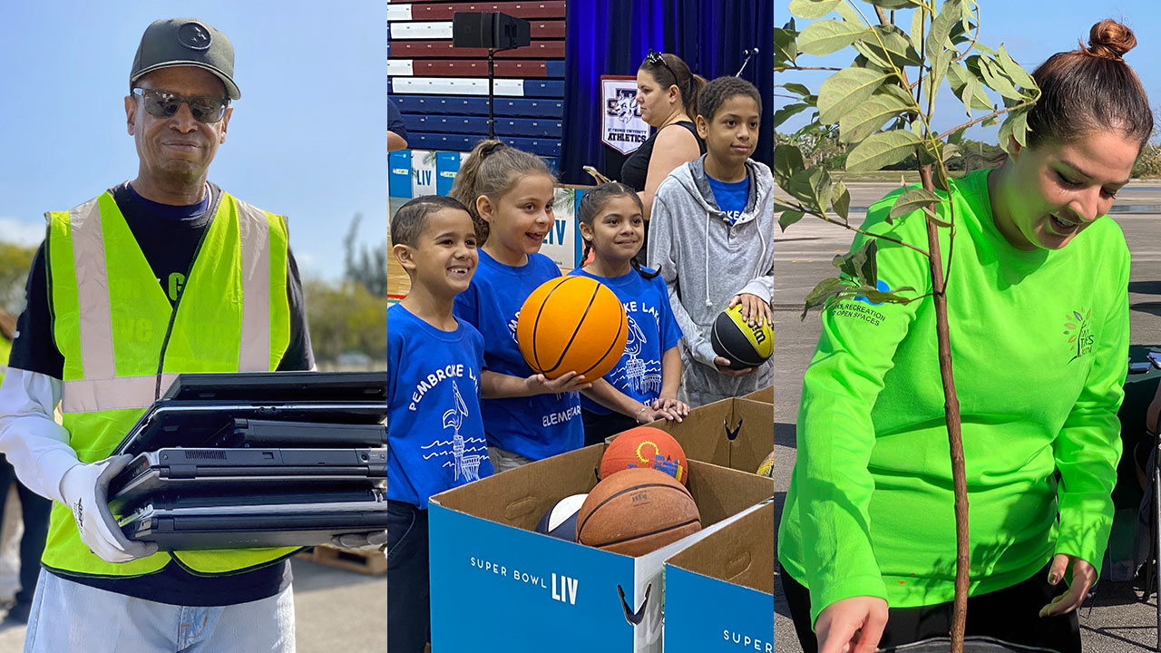Going green beyond the gridiron.