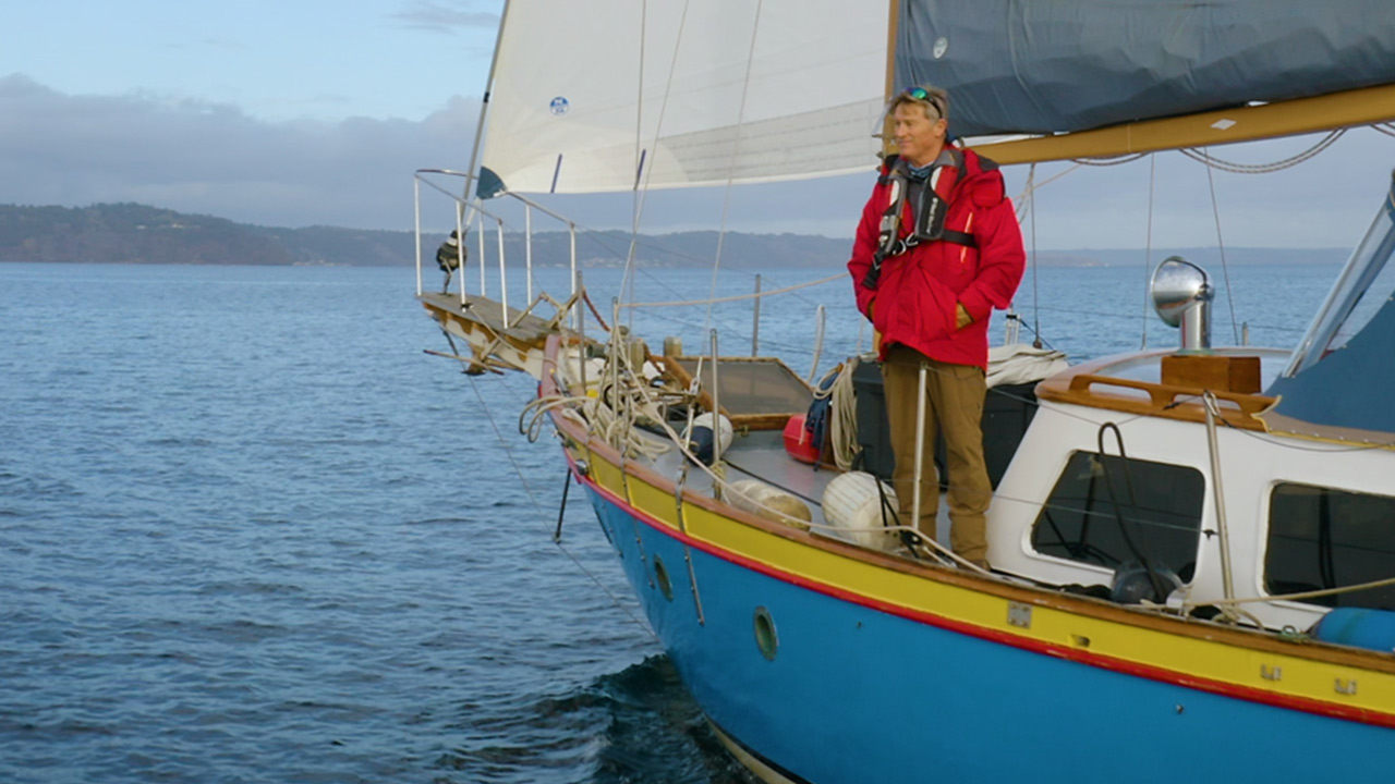 A soldier’s search for calmer seas.