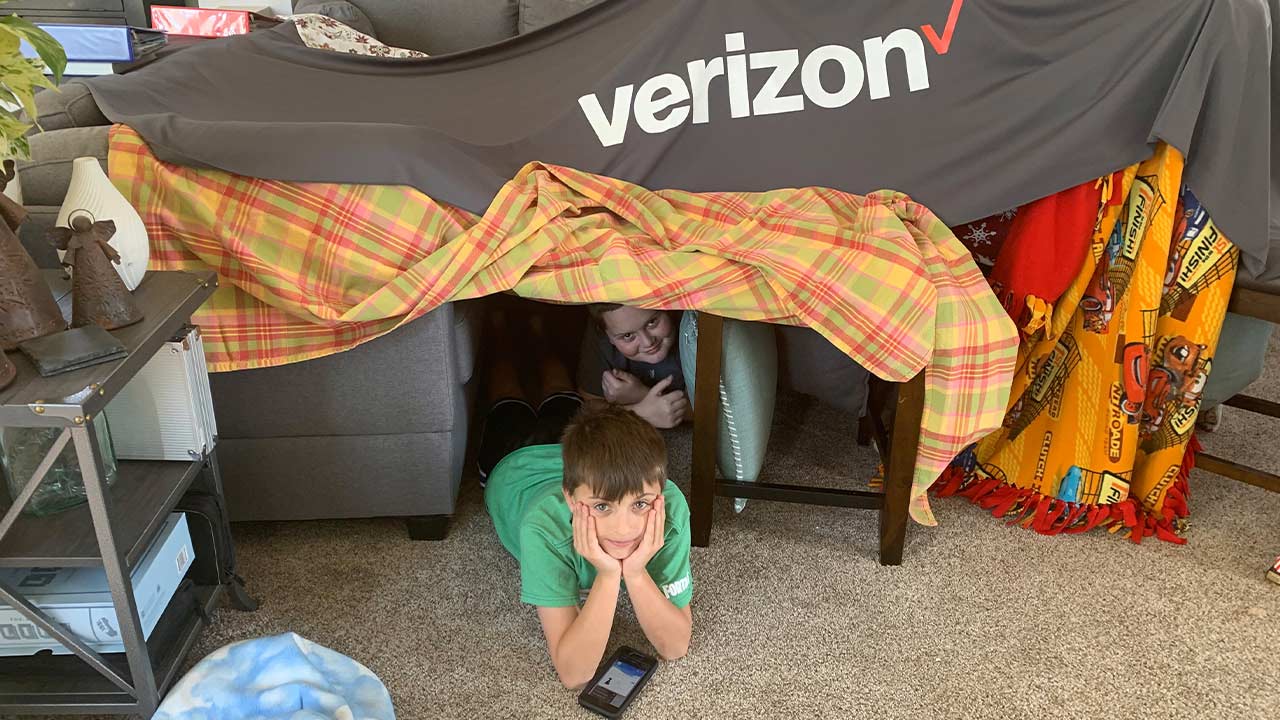 Getting comfy for the weekend.