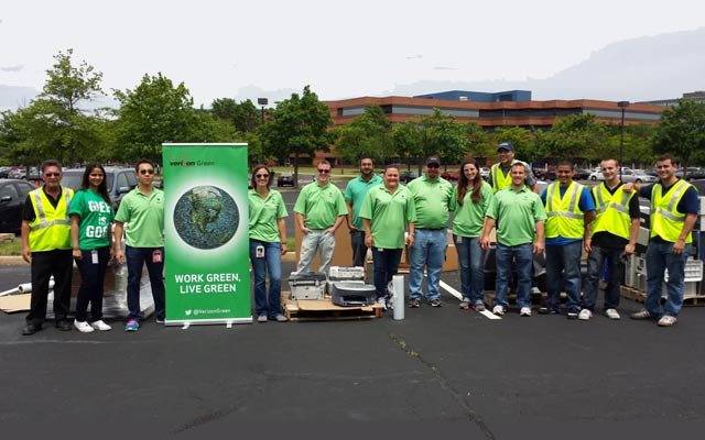 Verizon Recycling Rally in Somerset, New Jersey