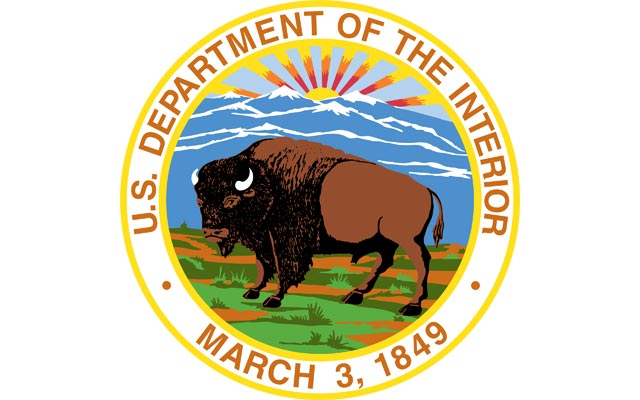 U.S. Department of the Interior insignia U.S. Department of the Interior insignia