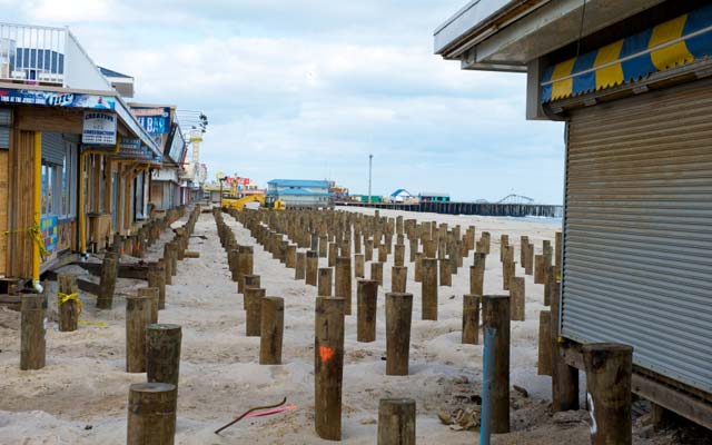 Rebuilding boardwalk