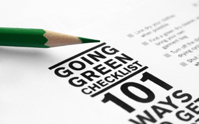 Going Green Checklist