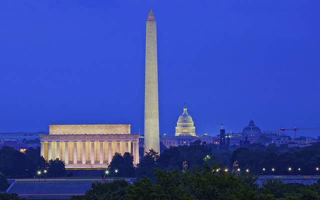 Washington, D.C. at night