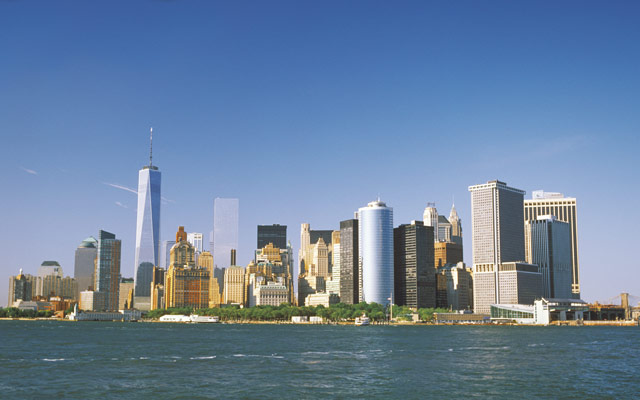 New York City's downtown skyline