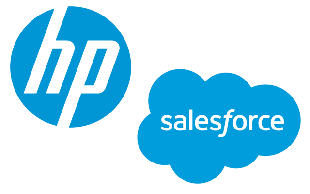 HP & Salesforce logos