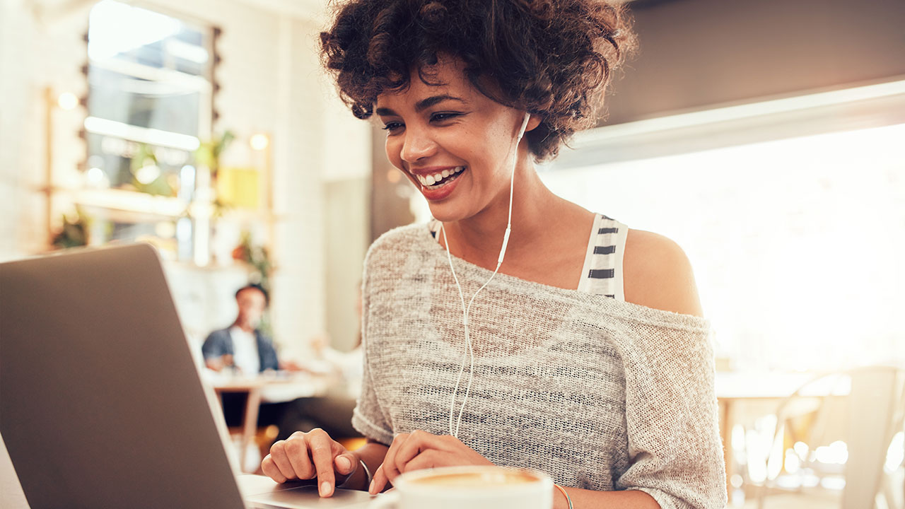 Woman on laptop