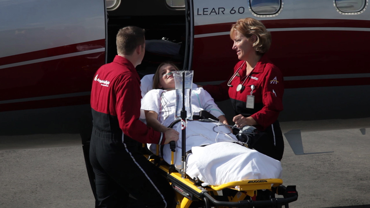 Angel Medflight’s air ambulance fleet 