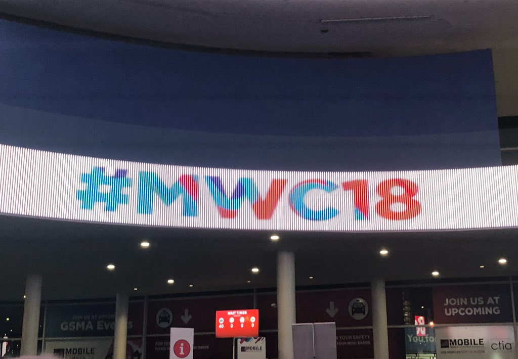 Image of Mobile World Congress banner.